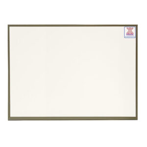 Pizarrón Porcelanizado Blanco 0.90×1.20 para oficina.