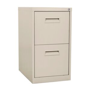 Archivero movil de 2 gavetas, y rodajas ocultas para oficina.