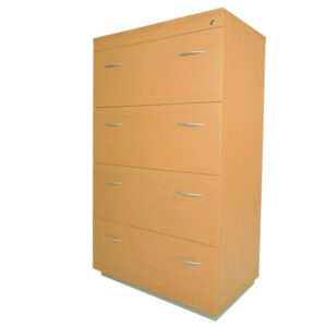 Archivero horizontal Elite 4 gavetas para oficina.