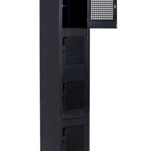 Alternative view of Locker Perforado de 4 puertas 180 x 38 x 45 para oficina.