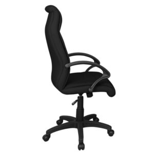 Alternative view of Silla ejecutiva Orozco, en piel negra