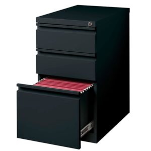 Archivero móvil con 2 cajones papeleros y 1 gaveta para oficina