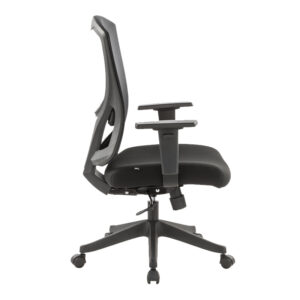 Alternative view of Silla H5 semi-ejecutiva mesh/tela brazos ajustables