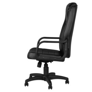 Alternative view of Silla ejecutiva Alfaro para oficina, en piel negra