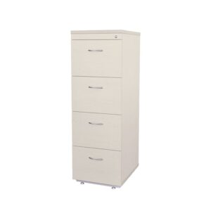 Archivero 4 gavetas Elite Vertical melamina para oficina.