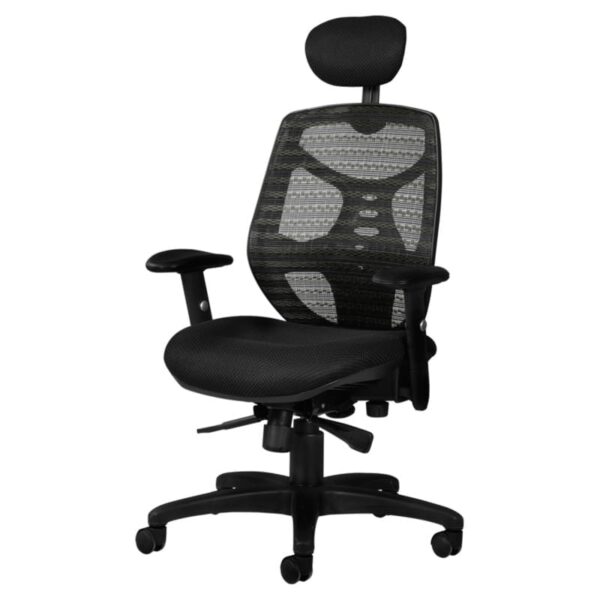 Silla semi-ejecutiva KB-1, asiento y respaldo en mesh