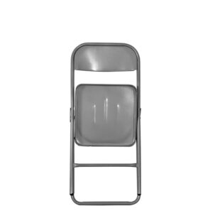 Alternative view of Silla metálica plegable básica