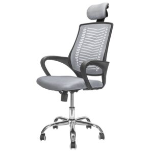Alternative view of Silla Gerencial Ejecutiva Gris Top Living, cabecera ajustable