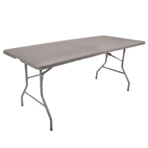 Alternative view of Mesa plástica plegable portafolio 180cm Café Top Living